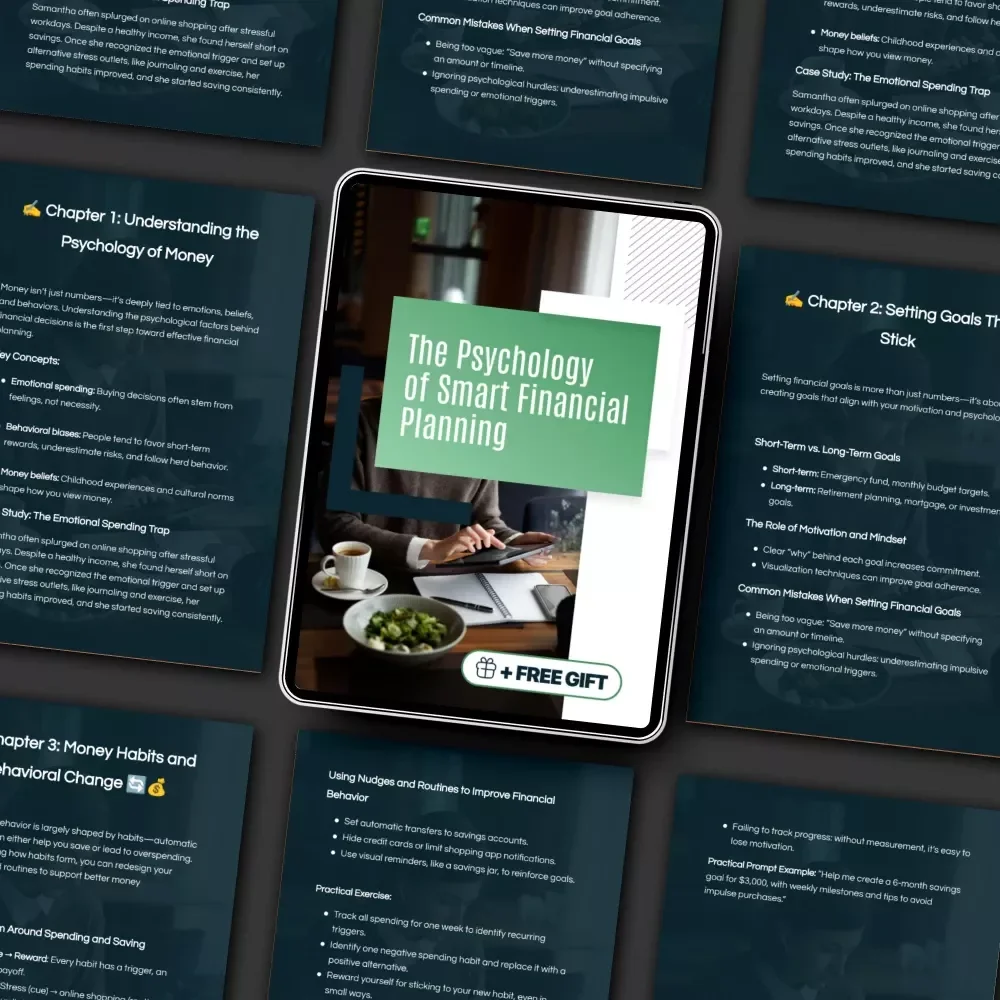 The Psychology of Smart Financial Planning – Personal Finance eBook for Mindset, Money Habits, Goal Setting, and AI-Assisted Decisions | psychology of financial planning eBook