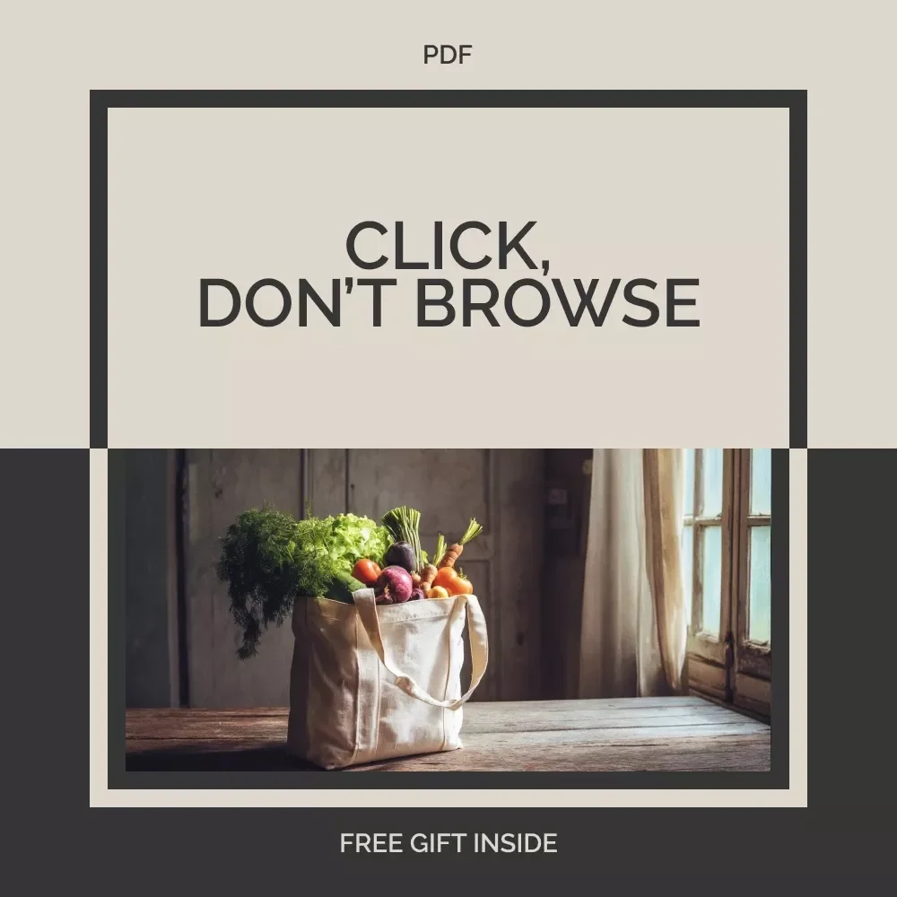 The “Click, Don’t Browse” Grocery Checklist: Avoid Impulse Buys & Shop Smarter