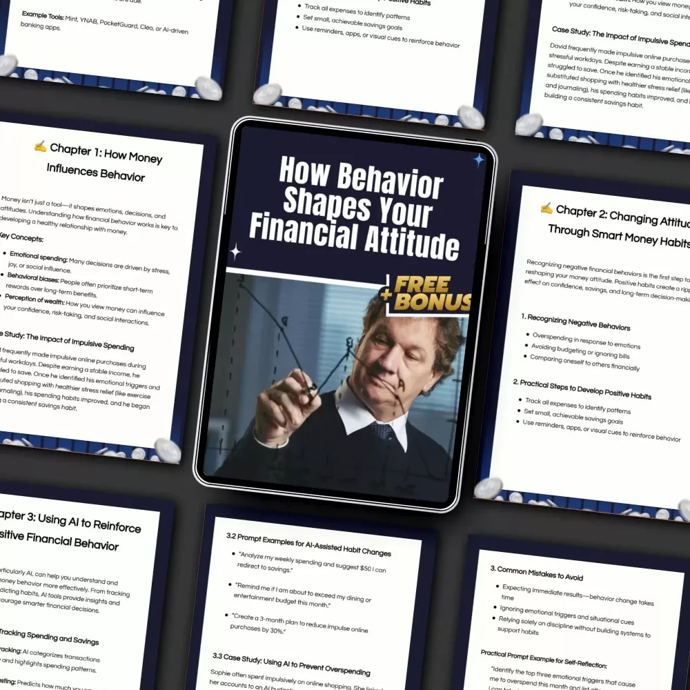 How Behavior Shapes Your Financial Attitude | Behaviour Money Changes People's Attitude Guide | Mindset & Money Habits | Personal Finance Transformation Guide