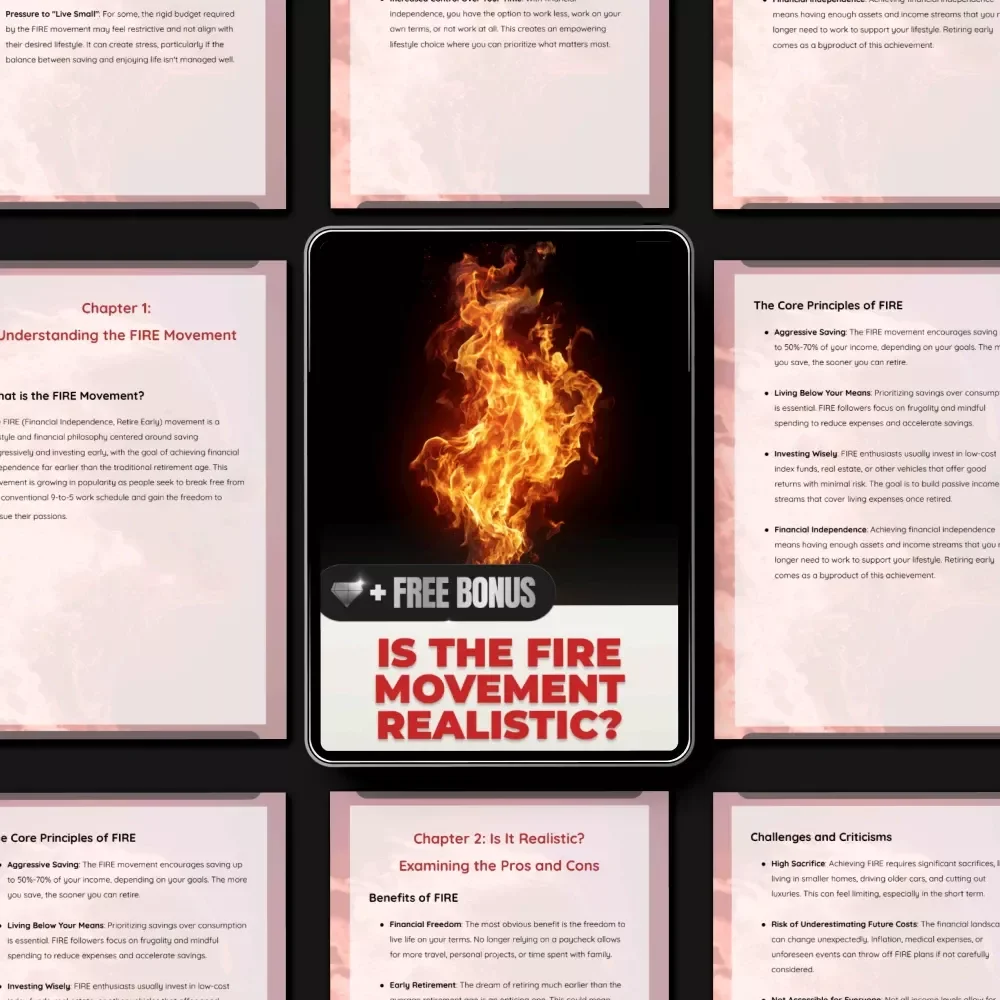 Is the FIRE Movement Realistic? Guide | Financial Independence PDF | Early Retirement Strategy | Personal Finance Planner | is the fire movement realistic
