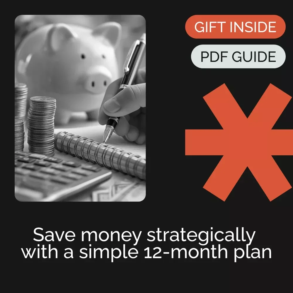 Save Smart: Your 12-Month Money Plan – The Best Way to Save Money in a Year | Digital Budgeting Guide & AI-Powered Savings Strategy