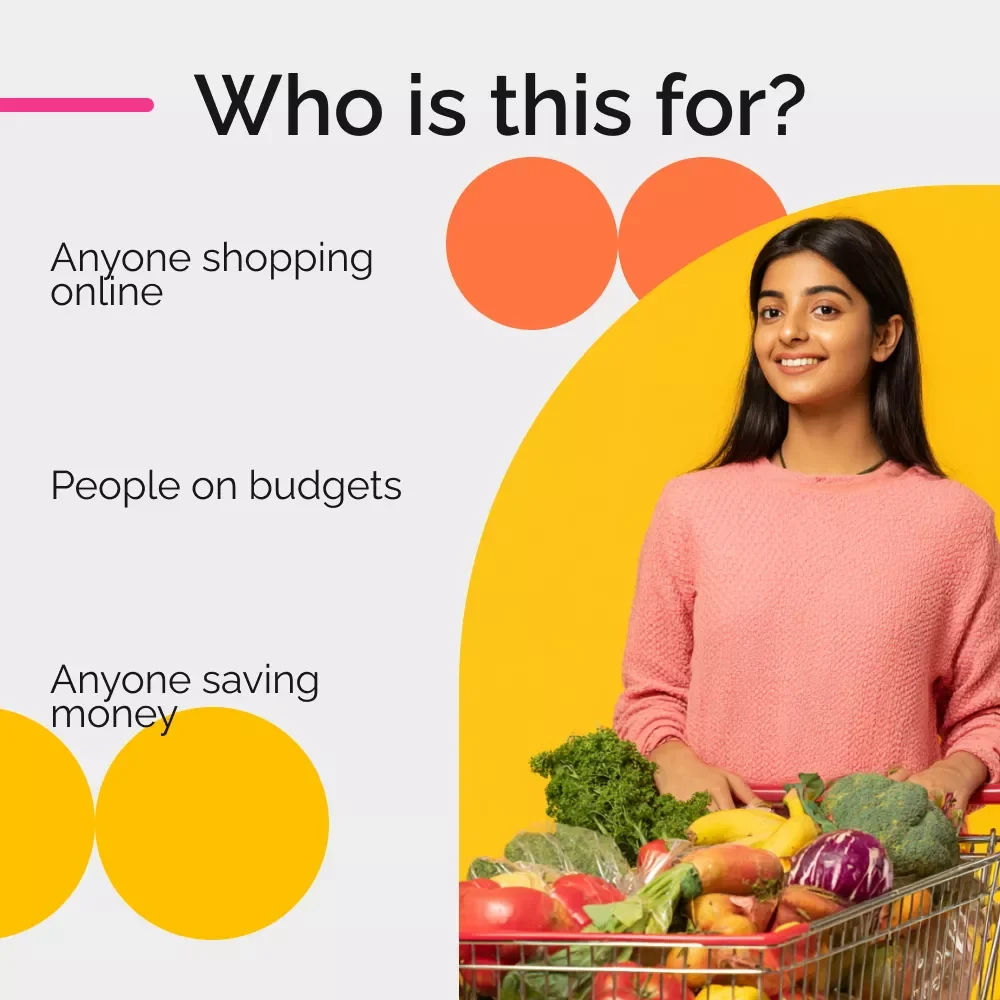 Power of Savings on Grocery Checklist | Smart Online Grocery Budget Planner | How to Save Money on Groceries Online Digital Download