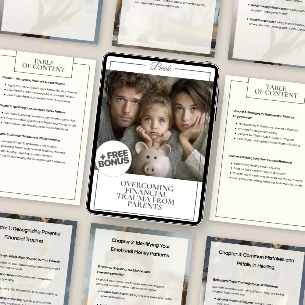 Overcoming Financial Trauma from Parents – A Healing Guide to Financial Trauma from Parents, Money Mindset Reset, Emotional Spending Recovery & Generational Wealth Transformation eBook
