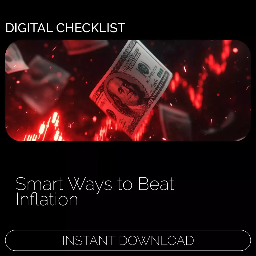 Inflation-Proof Your Savings Checklist | Digital Download for Smart Money Management | Protect Your Savings from Rising Costs | How to Protect Savings from Inflation Effects Checklist