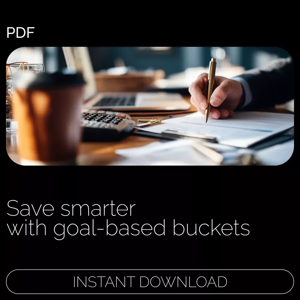How to Use Sub-Savings Accounts to Reach Every Goal | Simple Money Buckets Guide | Step-by-Step Savings System