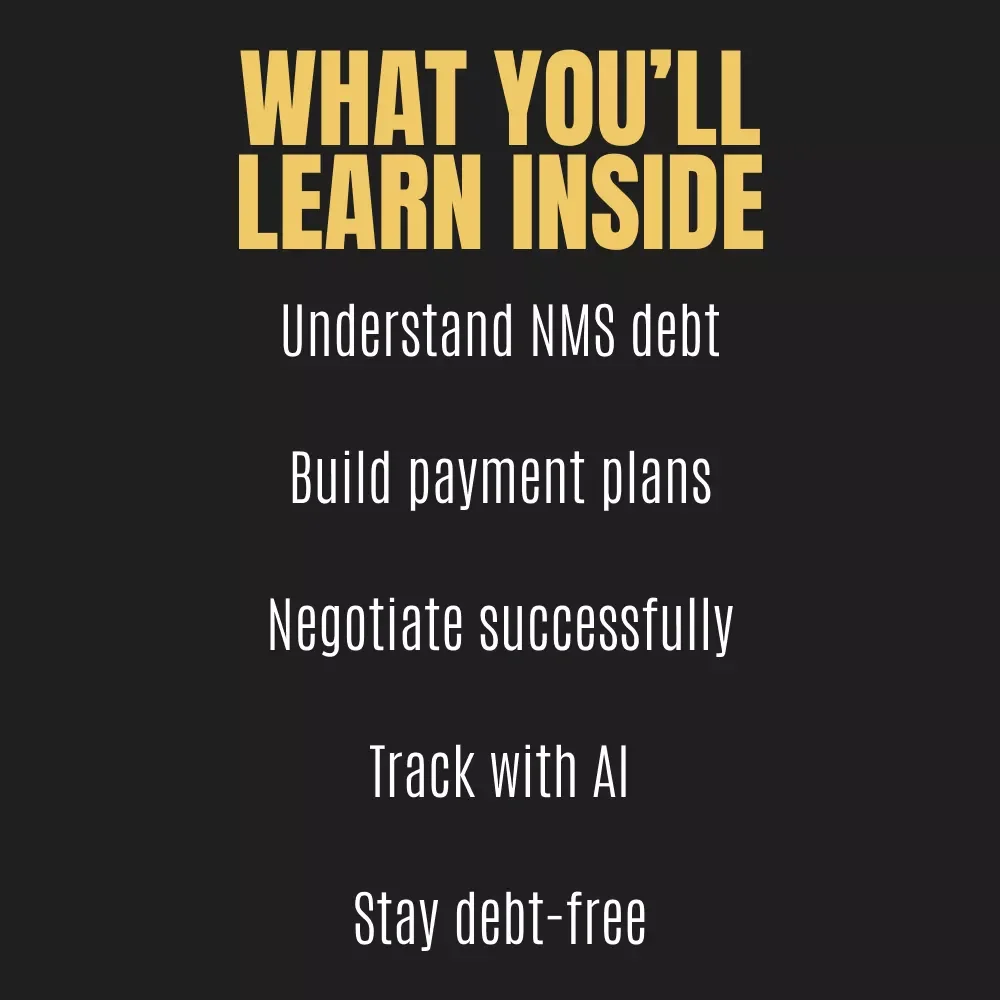 Mastering Settlement Debt with Confidence – Step-by-Step Guide on How to Clear Settlement Debt NMS, Negotiate Effectively, and Achieve Lasting Financial Freedom