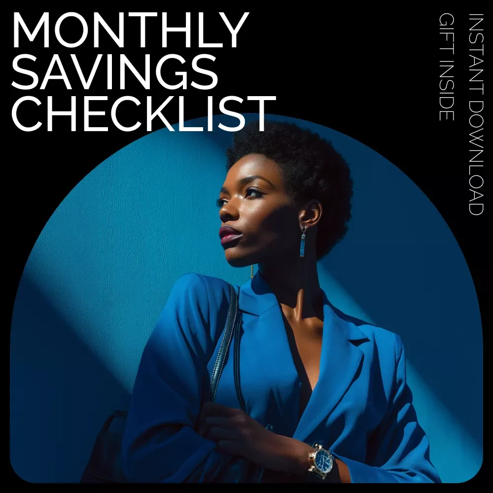 💡 Monthly Savings Checklist | Simple Budget Planner to Decide how much to save per month | Easy Money Goals & Automated Saving System