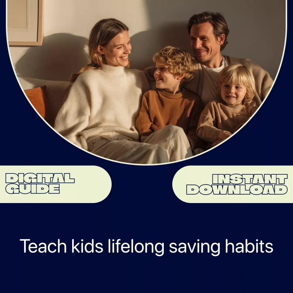 The Parent’s Guide to Teaching Kids How to Save Money | Simple Money Lessons for Kids | Family Finance eBook