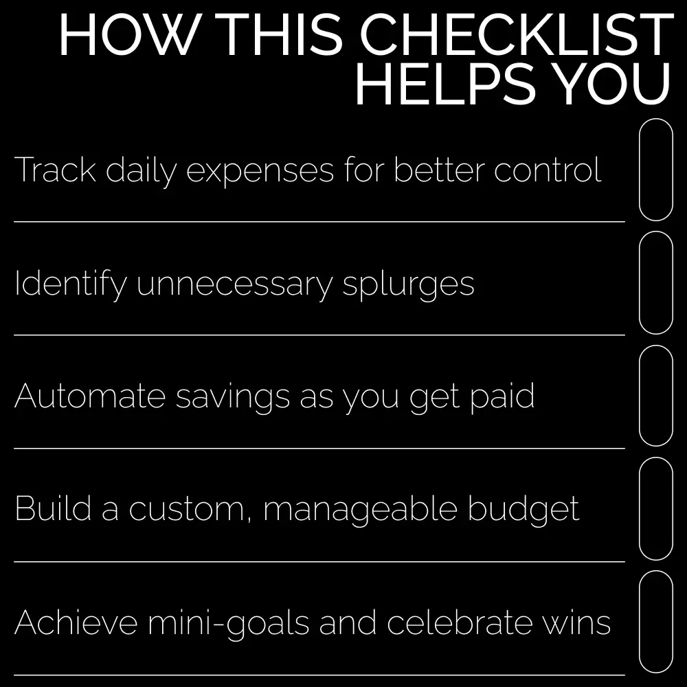 The Monthly Money-Saver Checklist: Your Ultimate 30-Day Budgeting Guide for Daily Savings