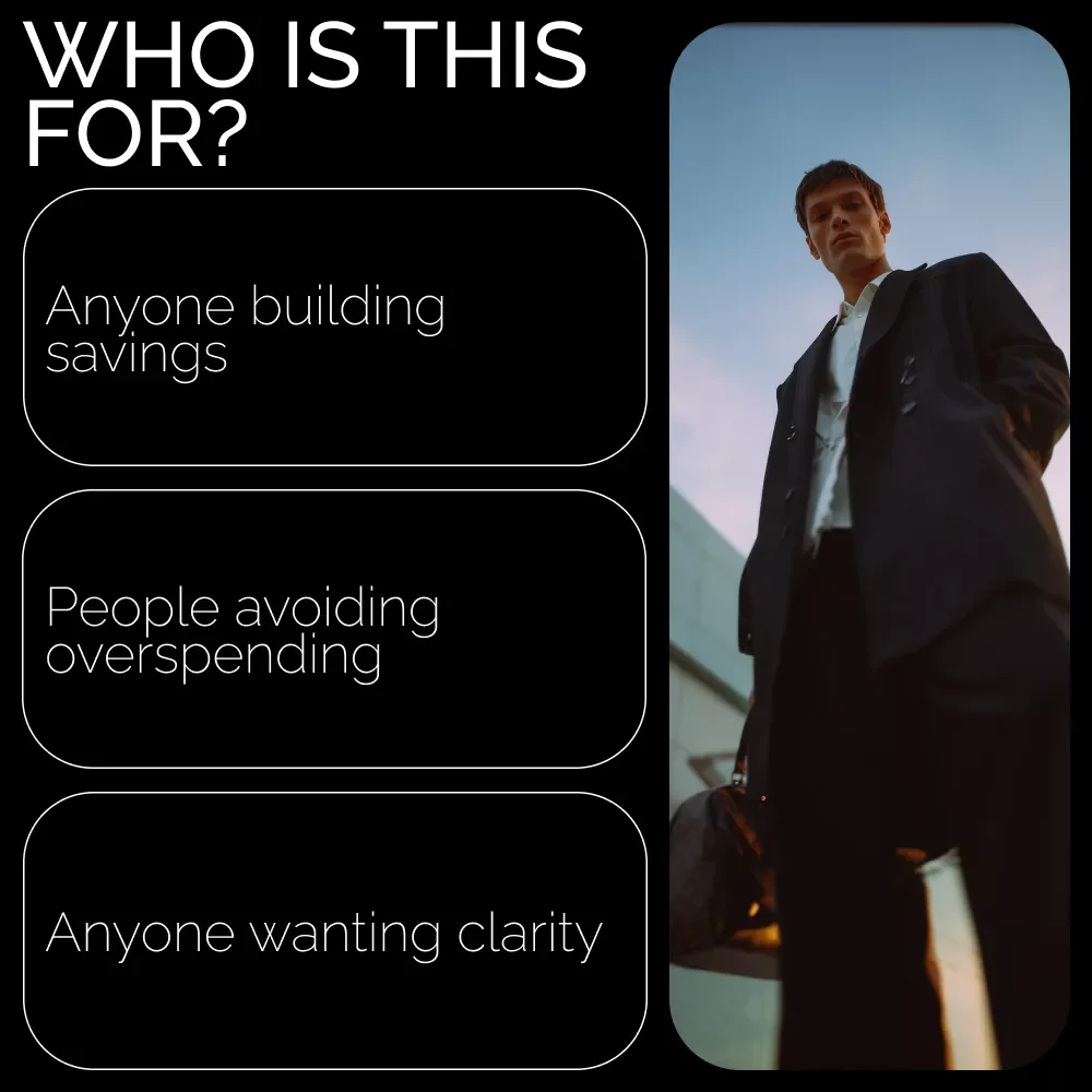 The Monthly Savings Power Checklist 💰 | Simple Money Planner to Know how much to save each month