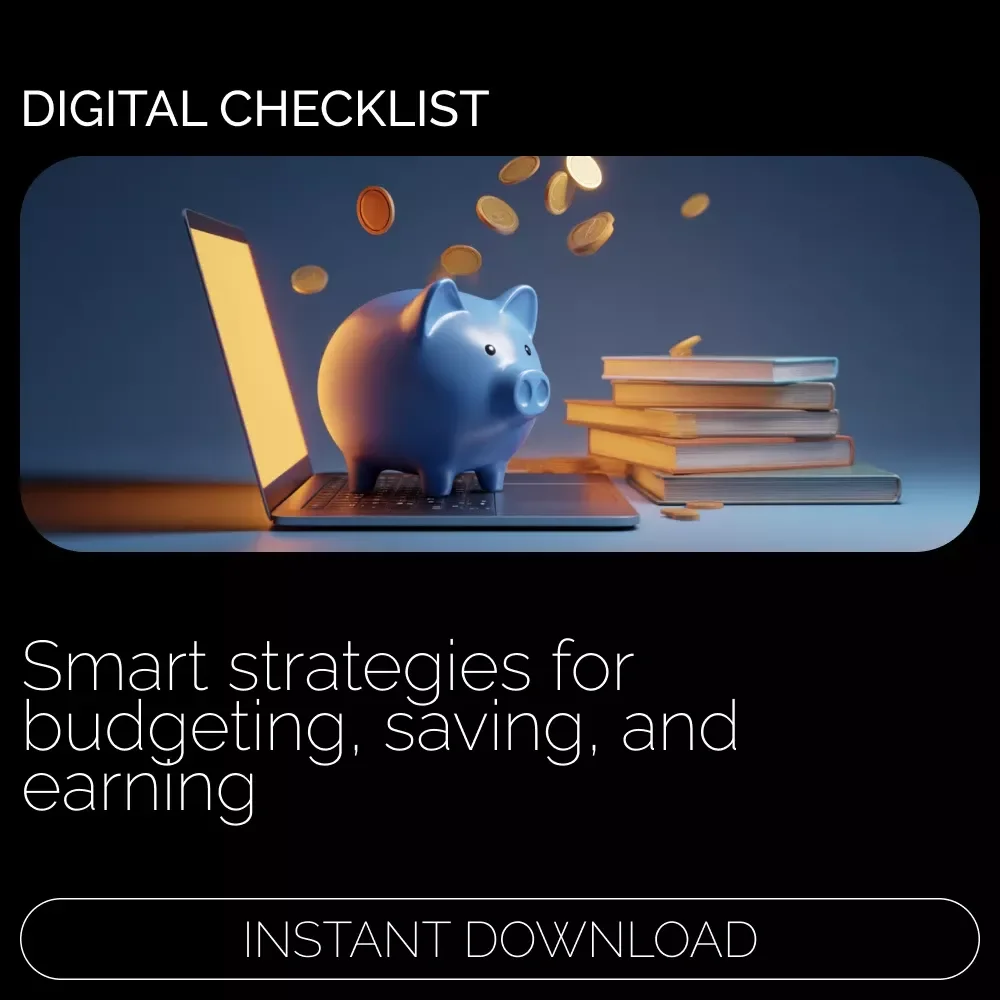 Student Savings Power Checklist | Budgeting Tips, Side Hustles & AI Tools for Students