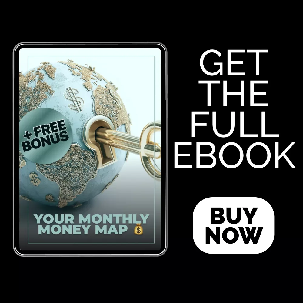 Your Monthly Money Map 💰 | Simple Savings Planner Ebook to Learn how much to save each month