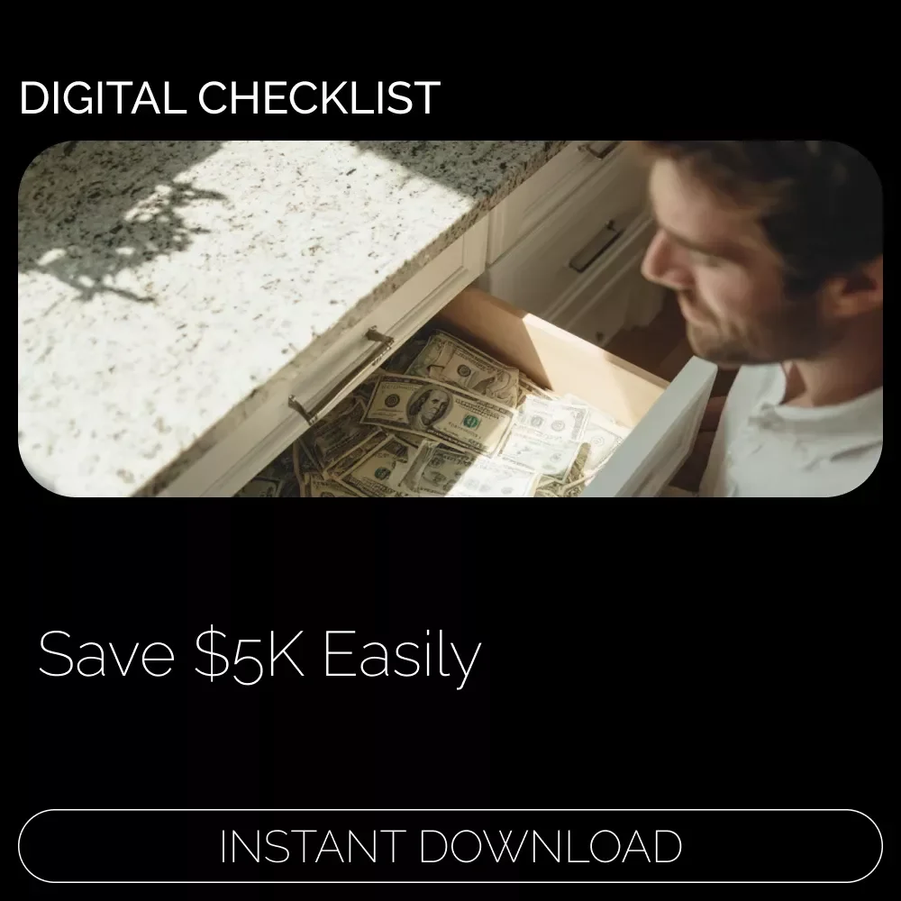 The $5K Savings Sprint Checklist | How to Save $5000 in a Year | Budget Planner, Savings Tracker, Personal Finance Printable, Digital Download