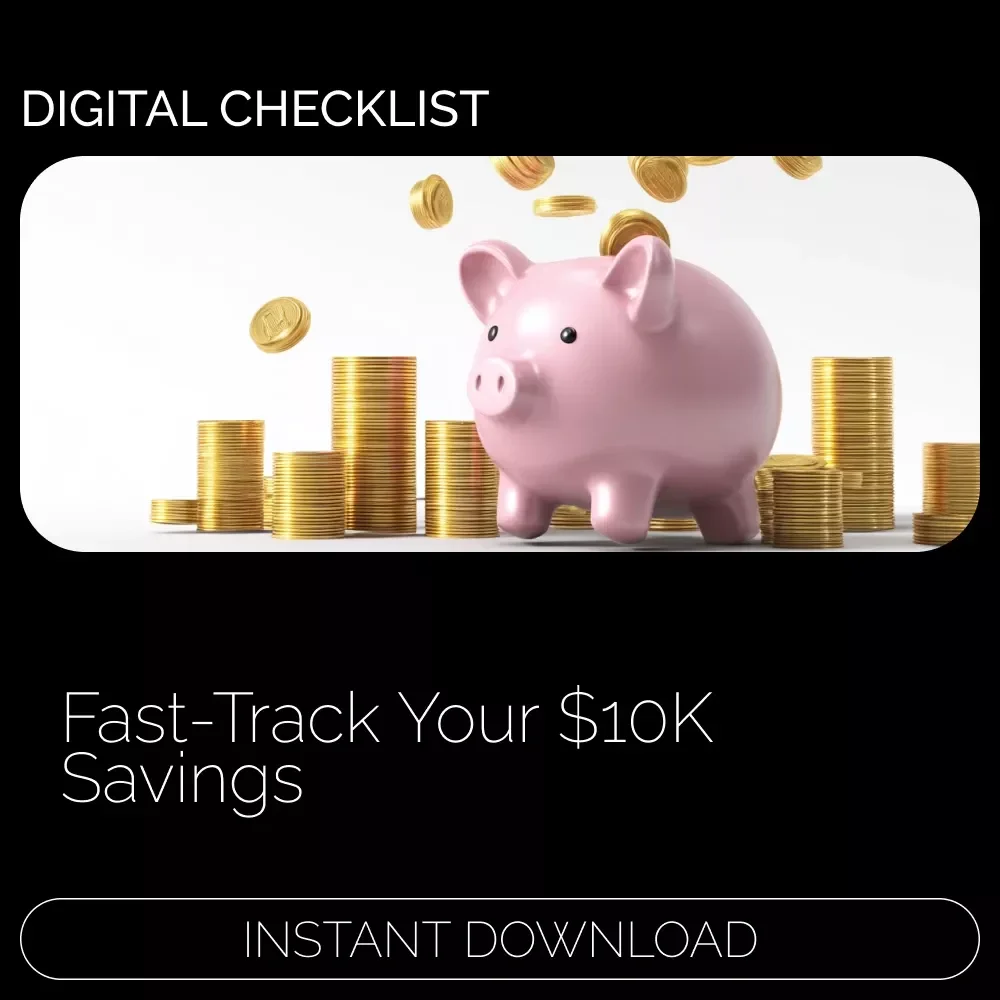 Your $10,000 Fast-Track Action Plan | Savings Checklist for Beginners | Digital Download | Budget Planner | How to Save $10000 in 6 Months Calculator Checklist