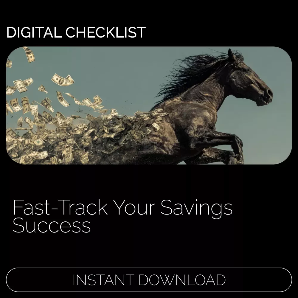 Money Sprint Checklist | How to Save Up Money Fast | Budget Planner | Savings Challenge | Digital Download