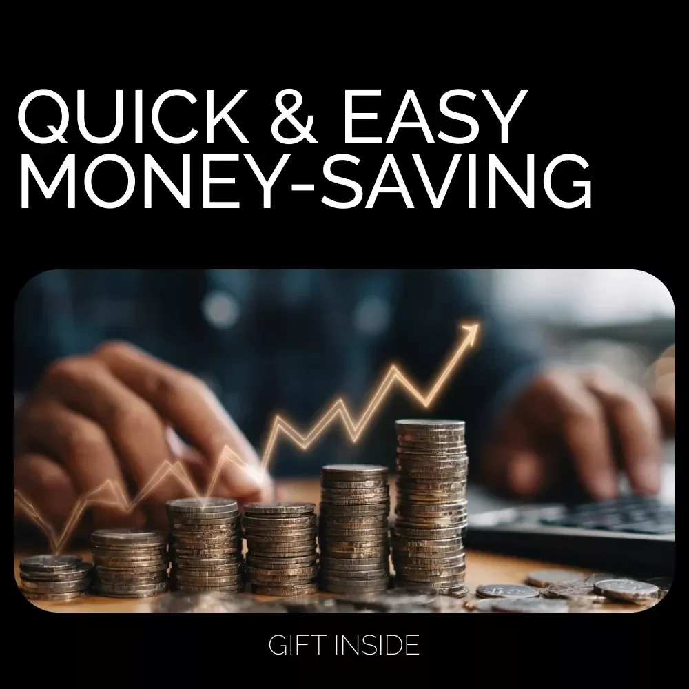 Quick & Easy Money-Saving Checklist | How to Save Money Fast Digital Checklist for Budgeting, Cutting Expenses & Boosting Income