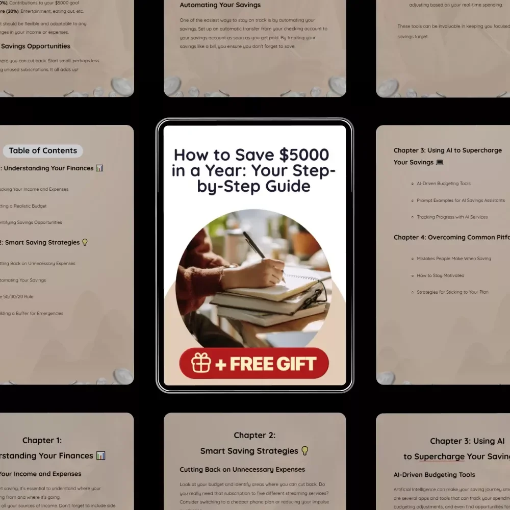 How to Save $5000 in a Year: Your Step-by-Step Guide | Budgeting & Money-Saving Blueprint | Learn how to save 5000 in a year