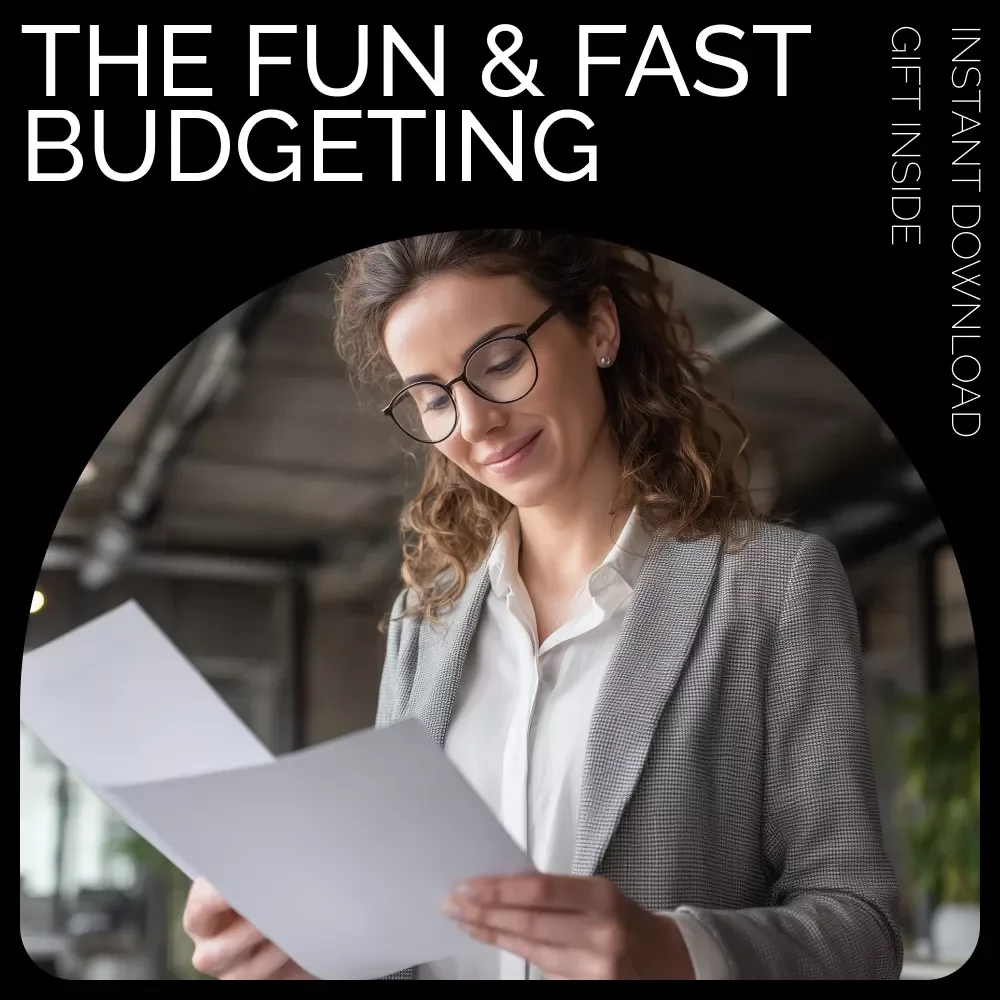 The Fun & Fast Budgeting Checklist | Easy How to Budget to Save Money Digital Checklist for Smart Money Habits