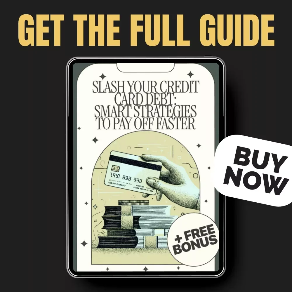 Slash Your Credit Card Debt: Smart Strategies to Pay Off Faster | Printable Debt Guide | Digital Download | Money Management Guide | how to pay credit card faster
