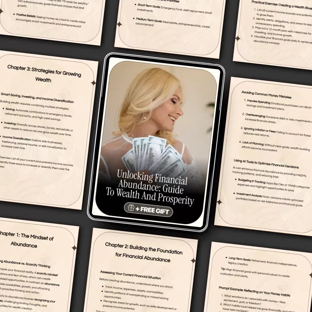 Unlocking Financial Abundance: Guide to Wealth and Prosperity – Digital Download for Financial Abundance, Wealth Mindset, and Prosperity Planning