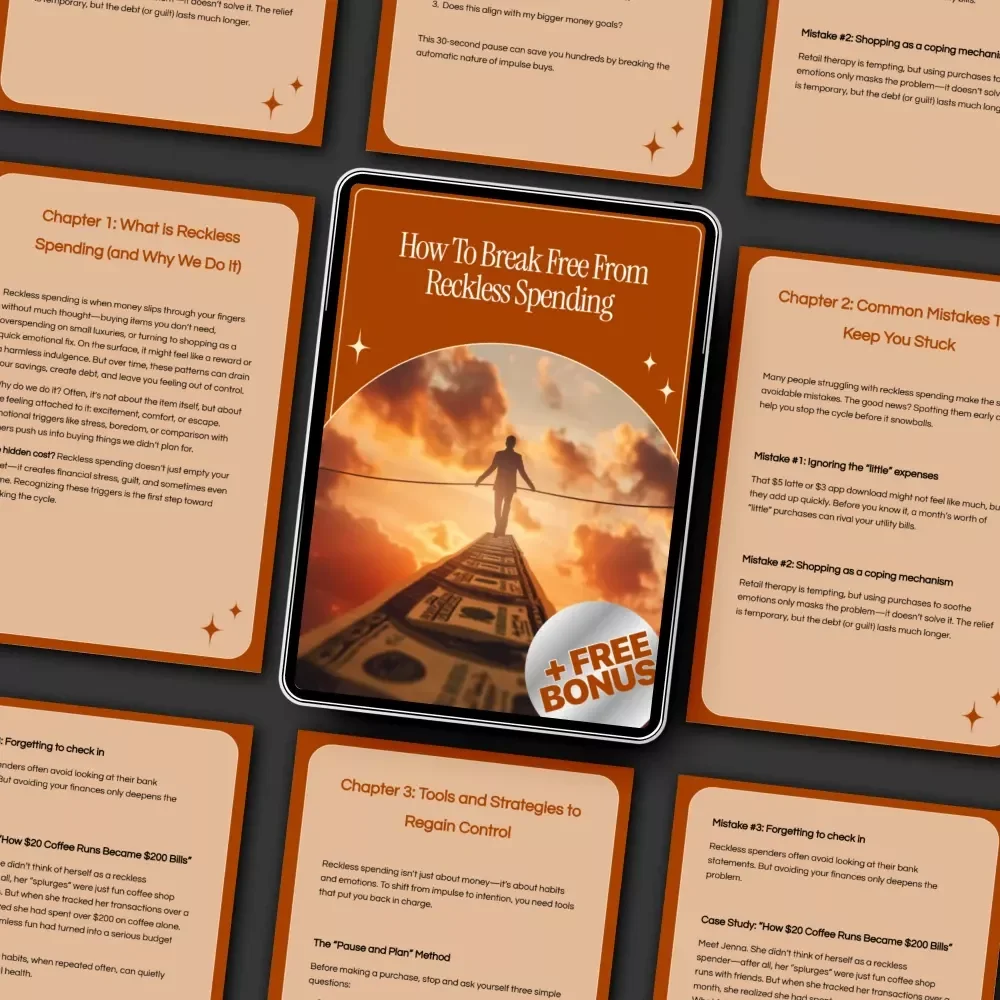 How to Break Free from Reckless Spending | Personal Finance Guide | Stop Impulsive Buying | Budgeting Help | Digital Download