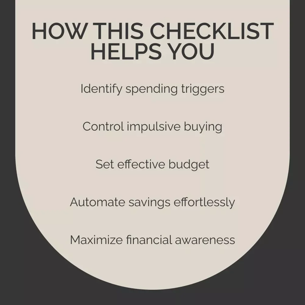 Impulse Spend Pause Checklist - Take Control of Your Spending Habits with This Simple Guide
