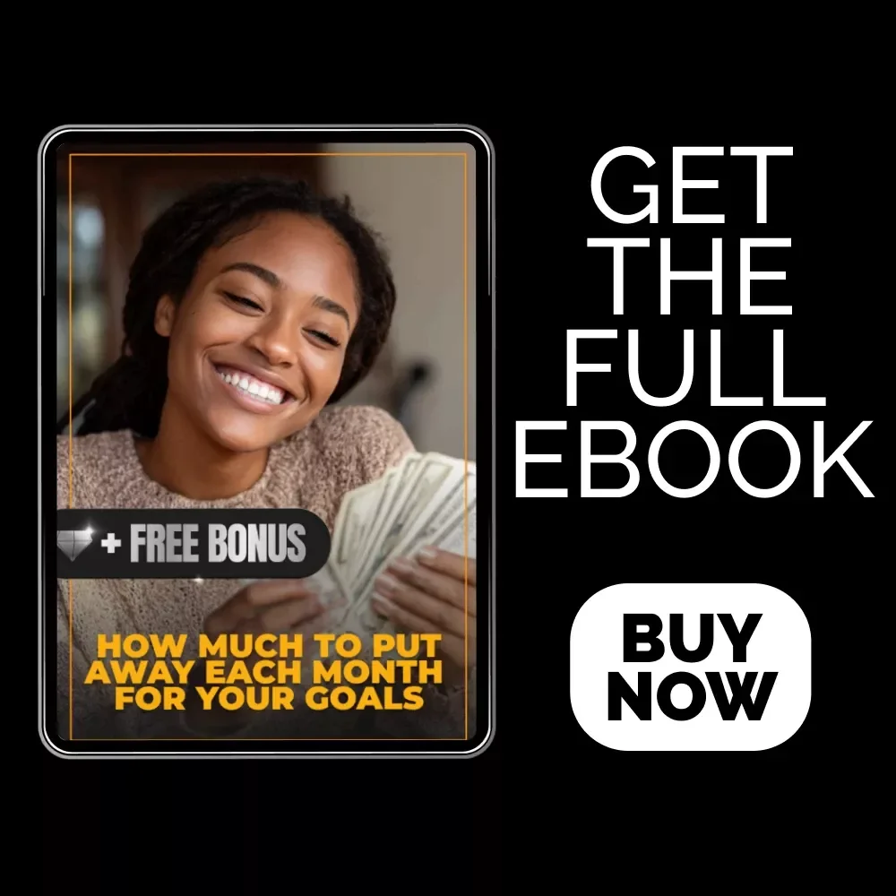 How Much to Put Away Each Month for Your Goals | Monthly Savings Guide eBook | Digital Download for Budgeting, Planning & How Much Money to Save Each Month