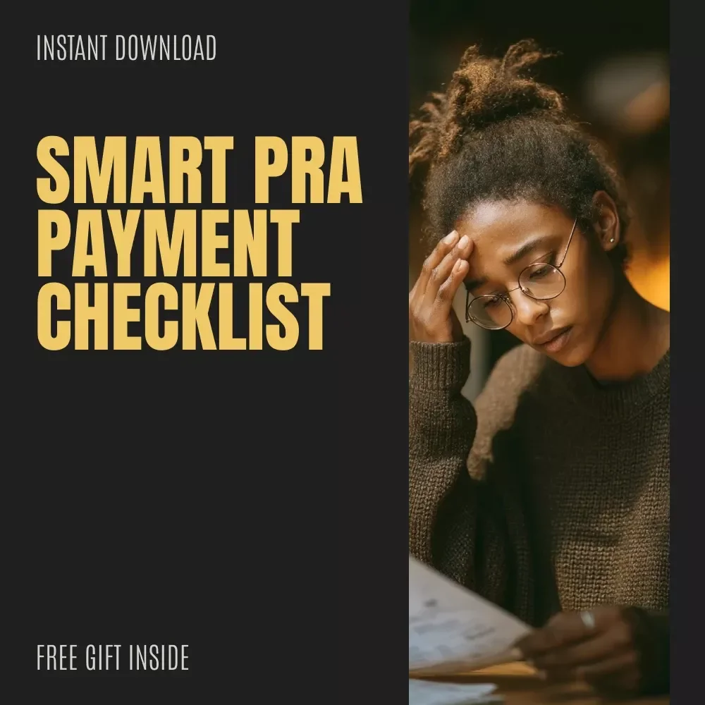 Smart PRA Payment Checklist – Step-by-Step Guide on How to Pay Portfolio Recovery Associates Safely & Correctly | Debt Payment Organizer Digital Download