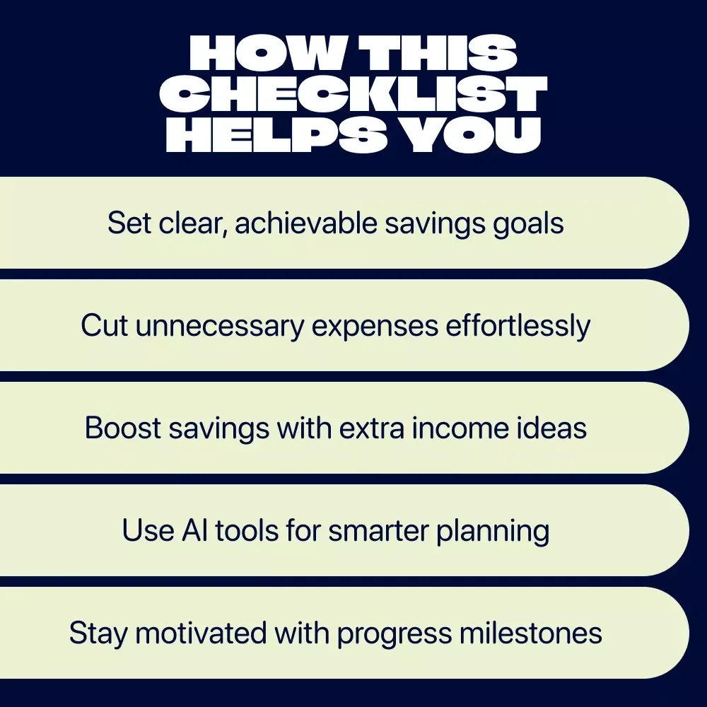 Vacation Fund Success Checklist - Your Ultimate Guide to Saving Money for a Dream Vacation