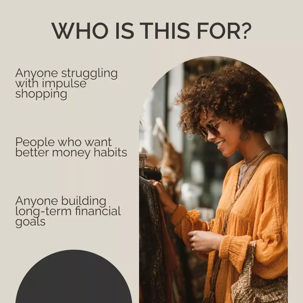 Smart Shopper’s Action Checklist – Printable Guide for What to Do When You Want to Shop, Stop Impulse Buying & Build Healthy Money Habits
