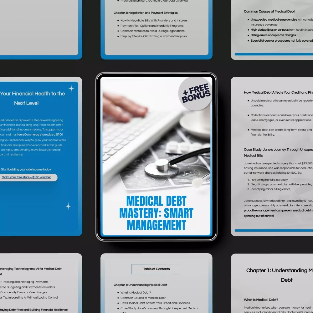 Medical Debt Mastery: Smart Management – Complete Guide on How to Manage Medical Debt, Negotiate Bills, Leverage AI Tools, and Achieve Long-Term Financial Resilience