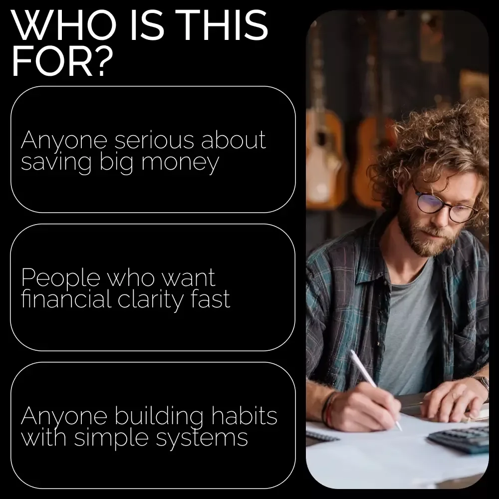 The $50K-in-a-Year Action Checklist | Step-by-Step Savings Planner & Simple Guide on How to Save 50k in a Year