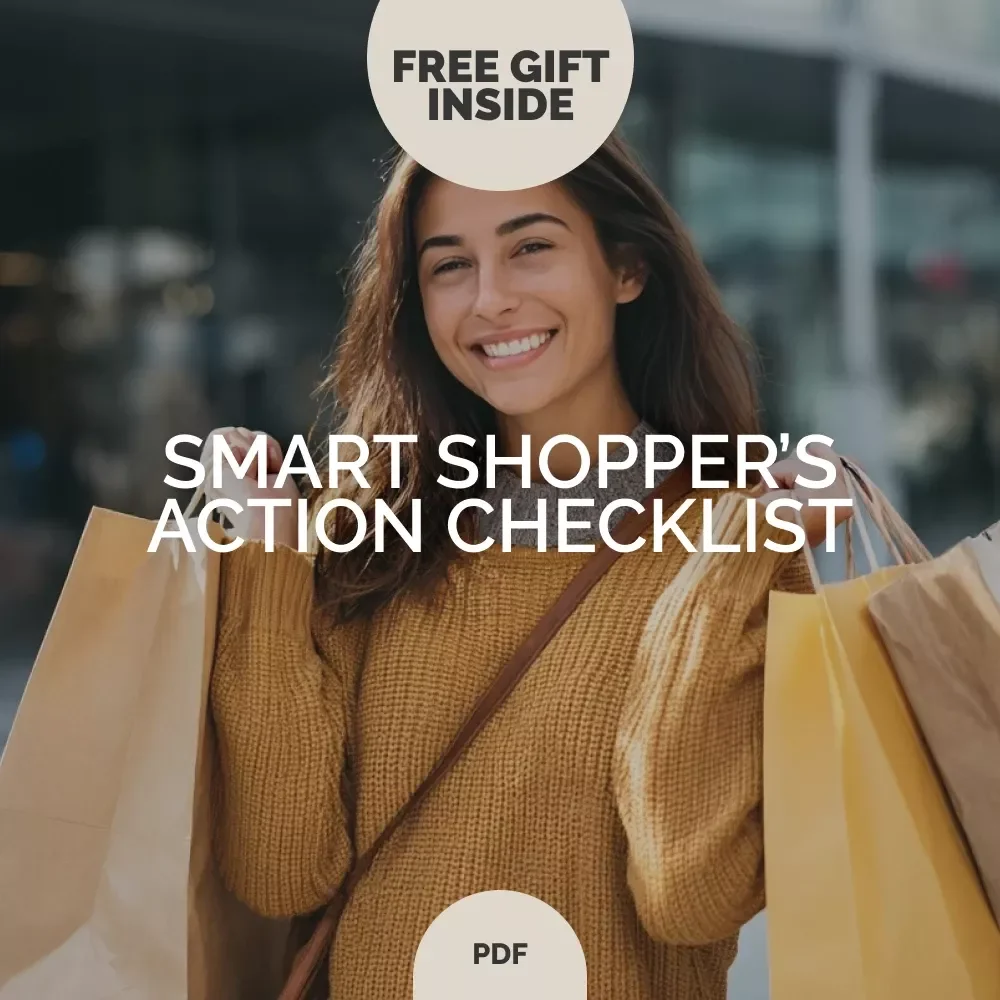 Smart Shopper’s Action Checklist – Printable Guide for What to Do When You Want to Shop, Stop Impulse Buying & Build Healthy Money Habits