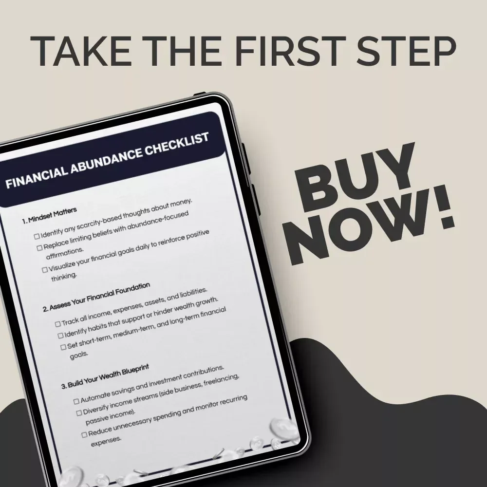 Financial Abundance Checklist – Digital Guide to Financial Abundance & Wealth Growth