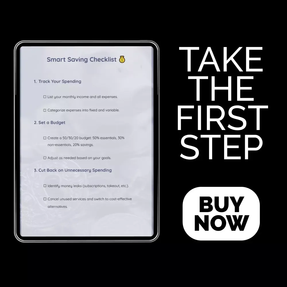 Smart Saving Checklist | Simple Ways on How to Save Money, Budget Smarter & Build Better Habits