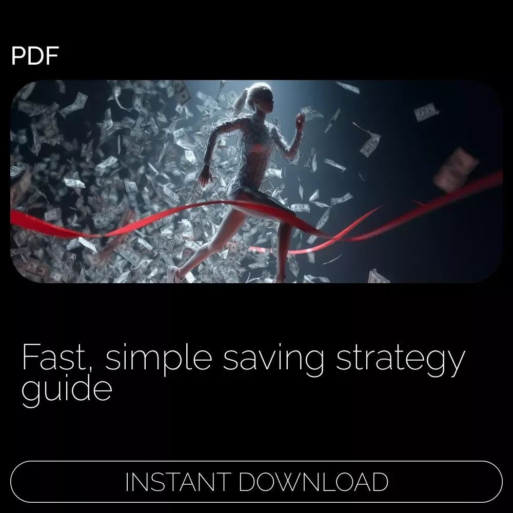 Money Sprint: Saving Big, Fast — Digital Guide for Rapid Savings | How to Save Up Money Fast | 30-Day Savings Plan | Budgeting & AI Tools