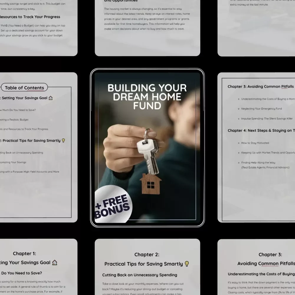 Building Your Dream Home Fund | Practical Guide on How to Save for a Home | First-Time Buyer Savings Planner & Budget Toolkit