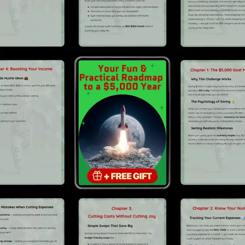 Your Fun & Practical Roadmap to a $5,000 Year: The Ultimate Guide for Saving & Earning More