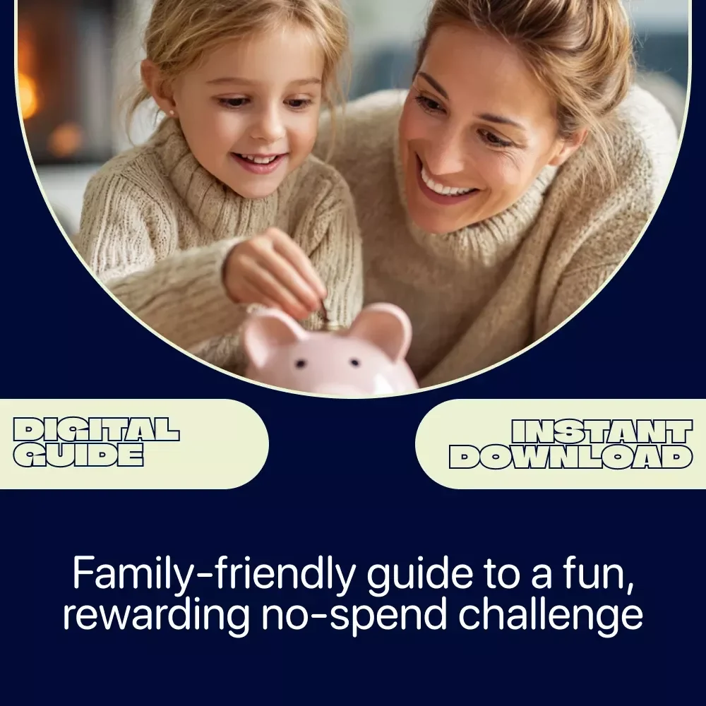 The Family No-Spend Playbook: A Fun, Family-Friendly Guide to Involving Everyone in a No-Spend Challenge