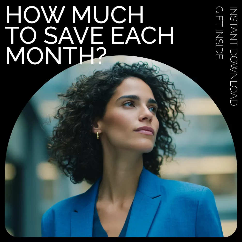 How Much Should You Save Each Month? | Simple Money Guide Explaining how much to save per month for Real Life Budgets