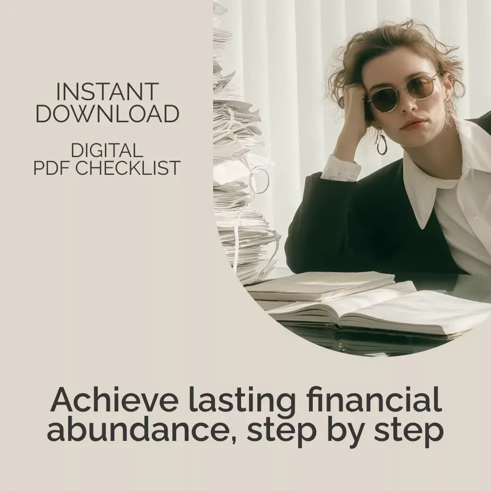 Financial Abundance Checklist – Digital Guide to Financial Abundance & Wealth Growth