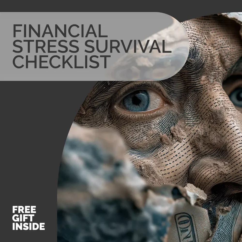 Financial Stress Survival Checklist | Printable Checklist for Managing the Effects of Financial Stress, Money Anxiety & Emotional Spending Triggers