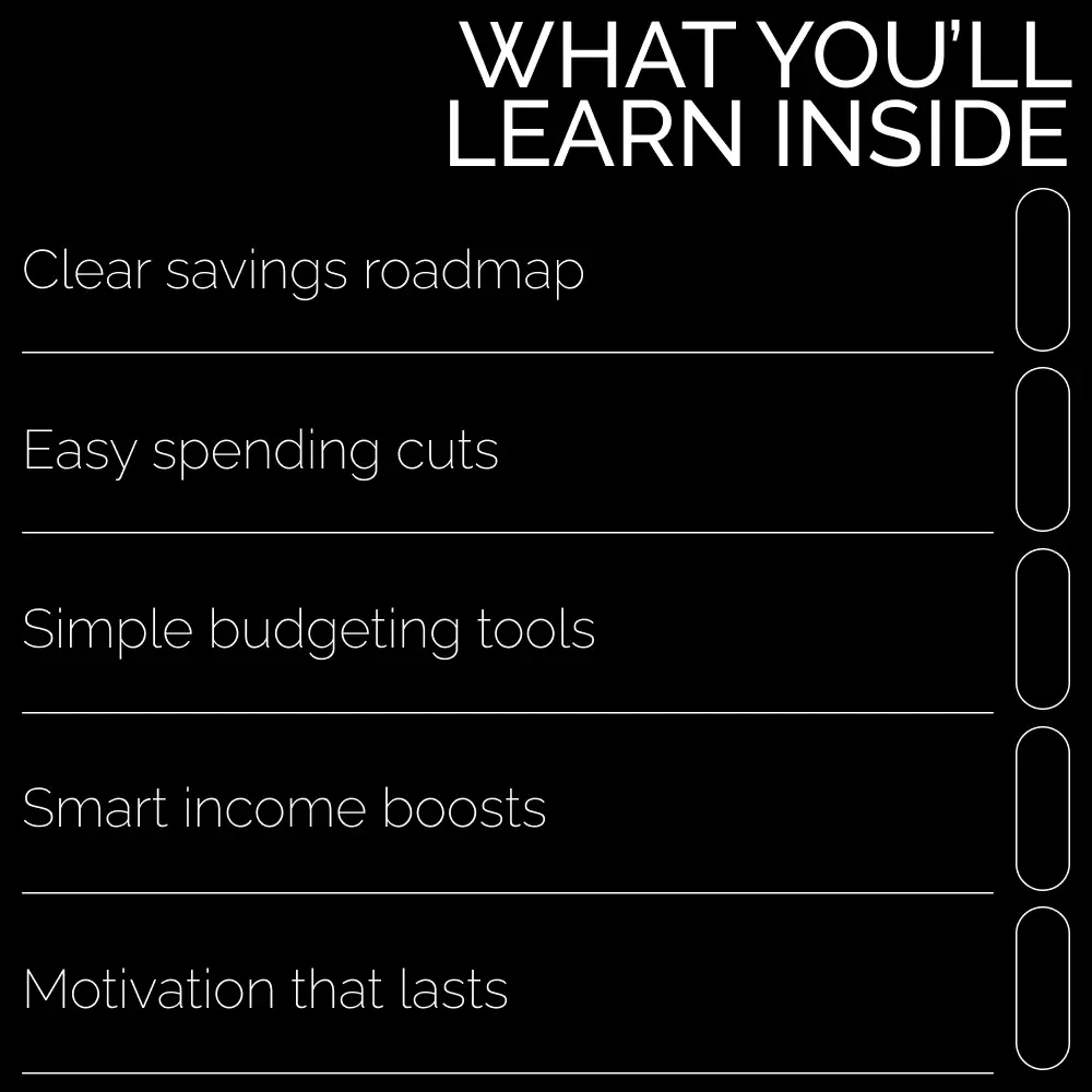 How to Save $5,000 Fast and Smart – Budget Planner eBook, Money-Saving Strategies, how to save 5000 | Digital Download