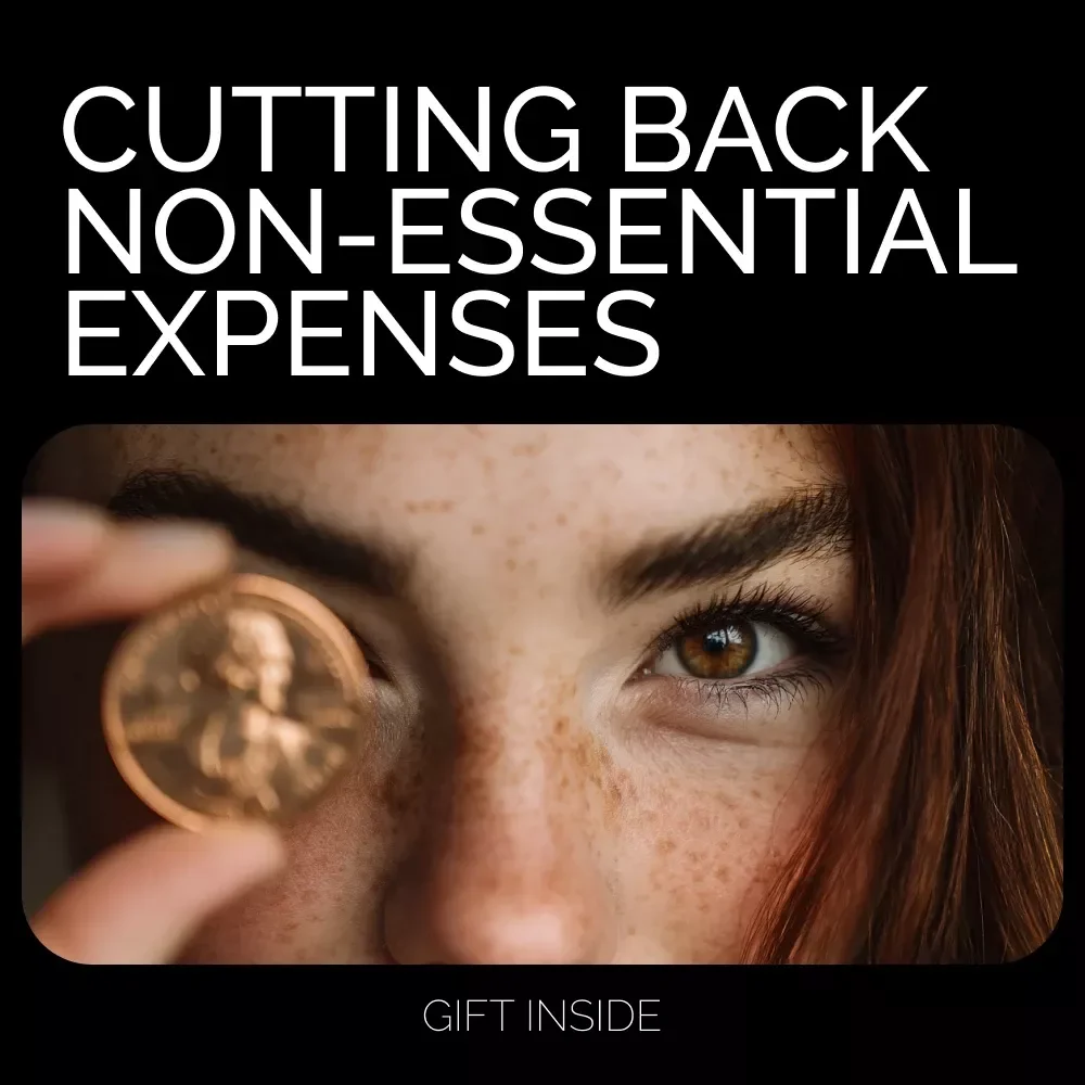 A Beginner’s Guide to Cutting Back on Non-Essential Expenses | Digital Budgeting Guide for Smart Spending | How to Cut Back on Non-Essential Spending | Minimalist Money Workbook | Financial Wellness PDF