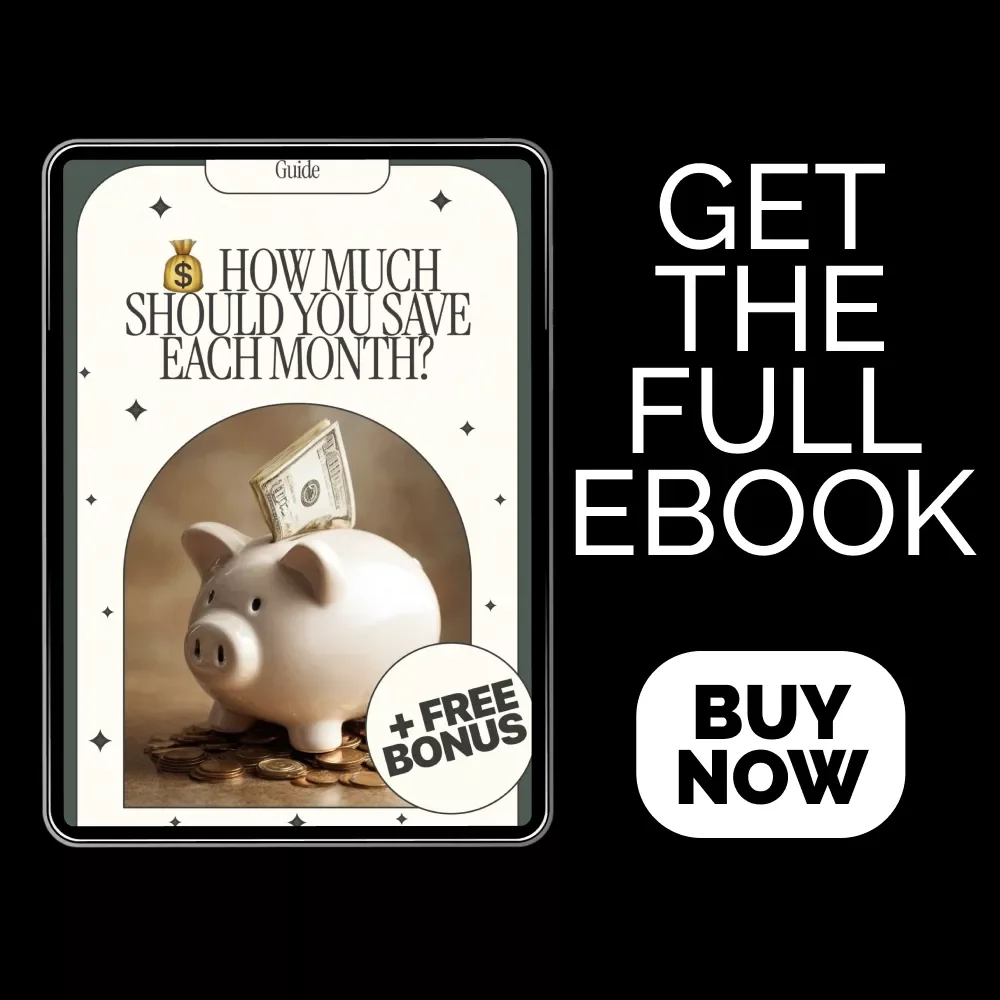 How Much Should You Save Each Month? | Simple Money Guide Explaining how much to save per month for Real Life Budgets