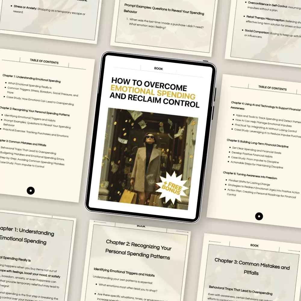 How to Overcome Emotional Spending and Reclaim Control – Emotional Spending How to Break the Addiction eBook Guide for Mindset Reset & Financial Discipline