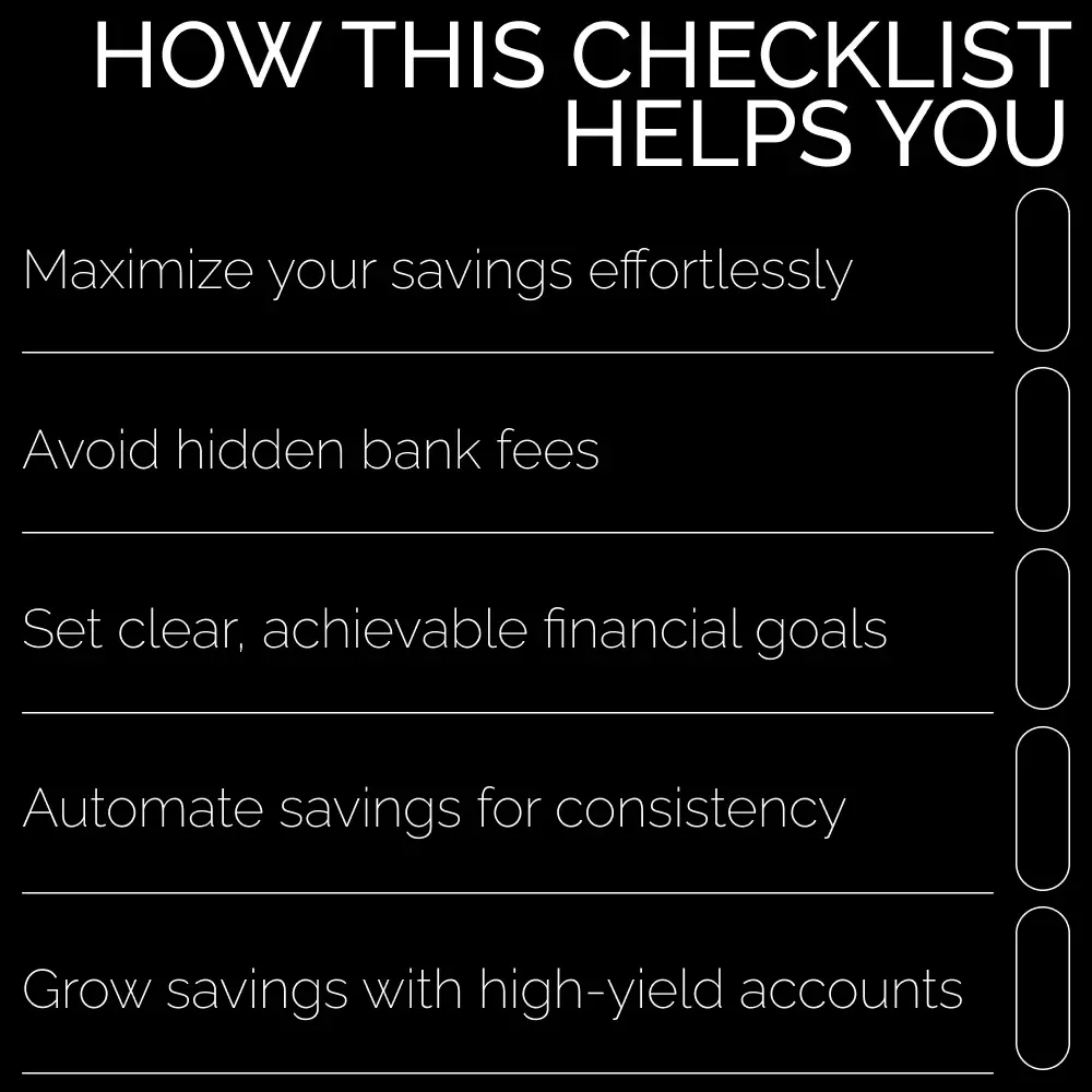 Money-Saving Mastery: Your Step-by-Step Checklist
