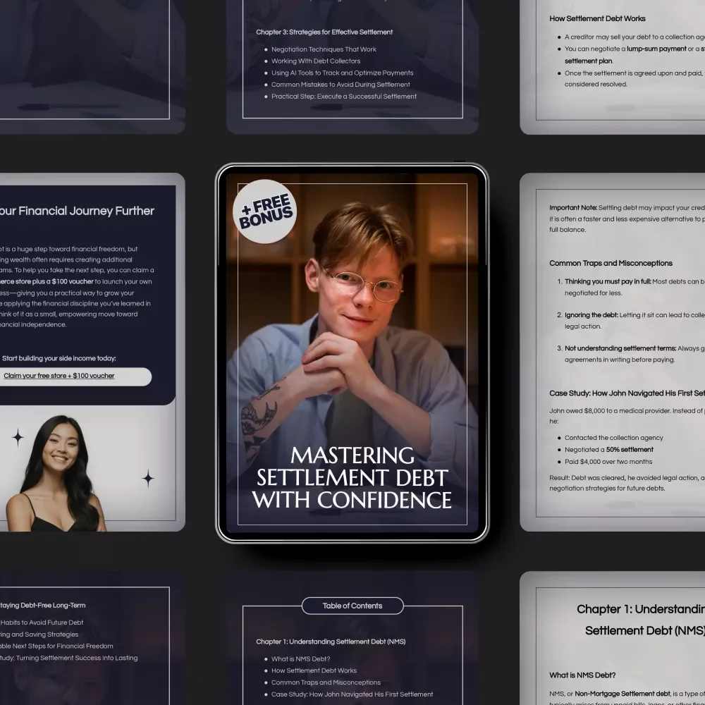 Mastering Settlement Debt with Confidence – Step-by-Step Guide on How to Clear Settlement Debt NMS, Negotiate Effectively, and Achieve Lasting Financial Freedom