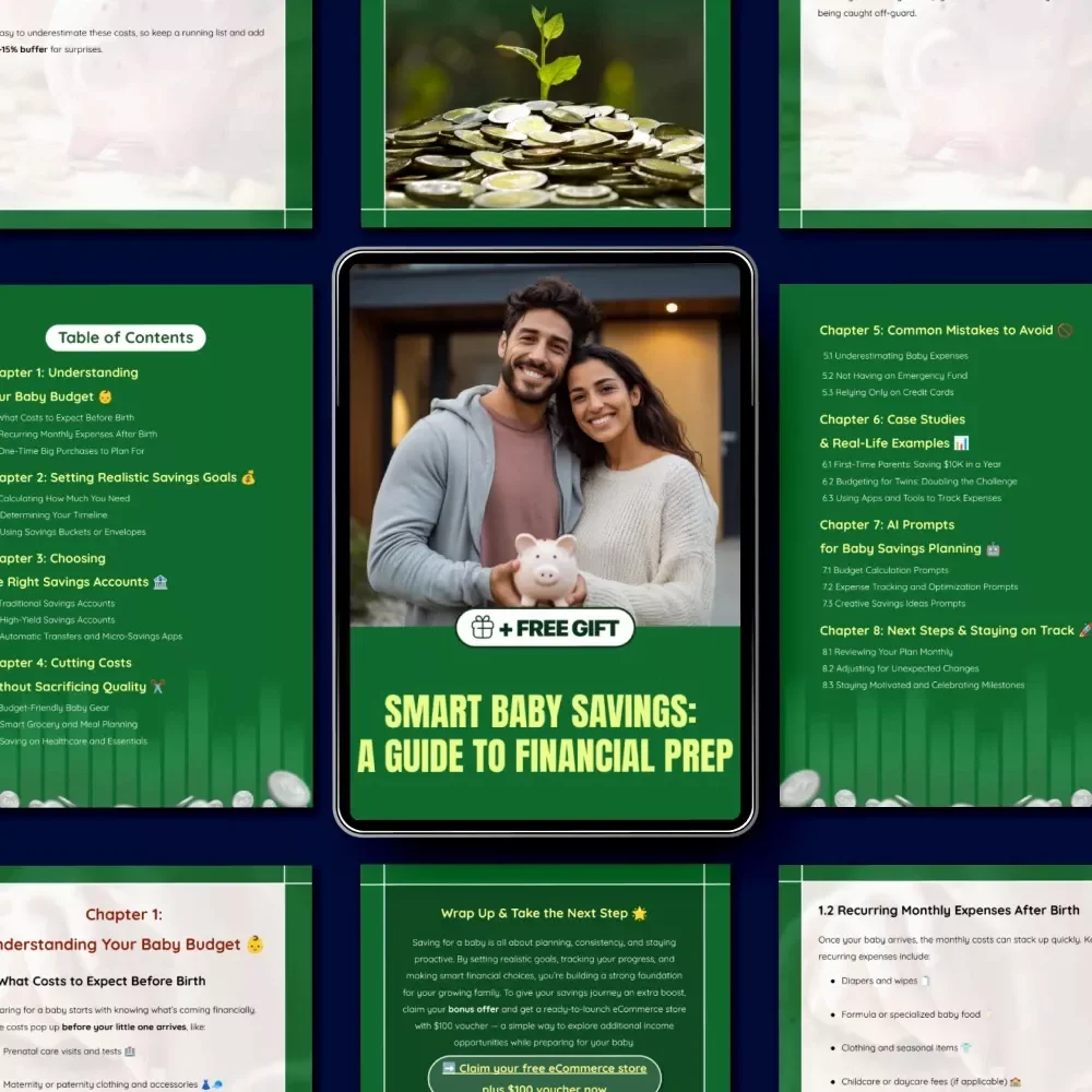 Smart Baby Savings: A Guide to Financial Prep - How to Start Saving for a Baby eBook