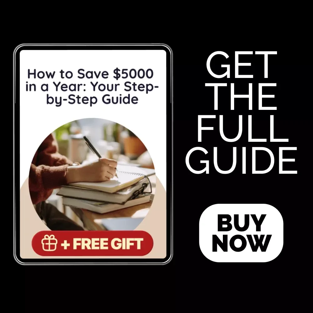 How to Save $5000 in a Year: Your Step-by-Step Guide | Budgeting & Money-Saving Blueprint | Learn how to save 5000 in a year
